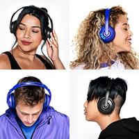 Skullcandy Cassette Draadloze on-ear koptelefoon met een accuduur van 22 uur, microfoon, ondersteuning voor iPhone/Android- en Bluetooth-apparaten – Blauw - thumbnail