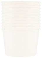 HEMA Papieren bakjes 550ml wit - 10 stuks - thumbnail