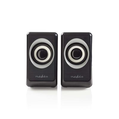 Nedis CSPR20020BK Pc-luidspreker 2.0 18 W 3,5 Mm Jack Nedis CSPR20020BK Pc-luidspreker 2.0 18 W 3,5 Mm Jack