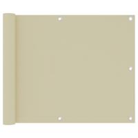 VidaXL Balkonscherm 75x300 cm oxford stof crème - thumbnail