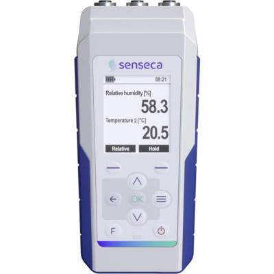 Senseca 486134 PRO D01 Multifunctionele handmeter Te meten grootheid Temperatuur, Luchtvochtigheid, Luchtstroom, Druk, Verlichtingssterkte, Koolstofdioxide,