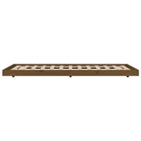 Bedframe massief grenenhout honingbruin 80x200 cm - thumbnail