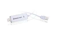 iogear GUN262WE USB-kabel, 1,83 m, USB A, 2.0, stekker/stekker, wit - thumbnail