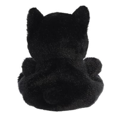 Palm Pals Zwarte kat knuffeltje - 13 cm