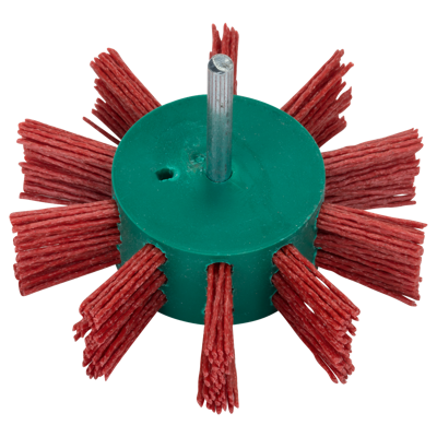 Bosch Accessories Waaierborstel voor boormachines - nylondraad met korund schuurmiddel K80, 100 mm diameter = 100 mm Schacht-Ø 6 mm 2609256543 1 stuk(s)