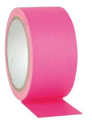 Showtec Gaffa tape Neon 50mm 25m roze