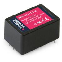 TracoPower TPP 15-115-D Schakelnetvoedingsmodule 15 V/DC 1 A 15 W - thumbnail