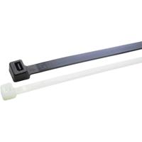 WKK 12032071 12032071 Kabelbinder 100 mm 2.50 mm Zwart Hittegestabiliseerd, UV-gestabiliseerd, Bestand tegen olie, Bestand tegen oplosmiddelen, Bestand tegen - thumbnail