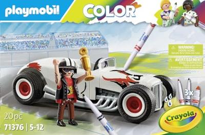PLAYMOBIL 71376 PLAYMOBIL Kleur: Raceauto - Creëer nieuwe verhalen in jouw kleuren - Vanaf 5 jaar