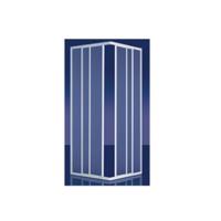 Plieger Economy douchecabine hoekinstap 90x90x185cm aluminium profiel 4283000 - thumbnail