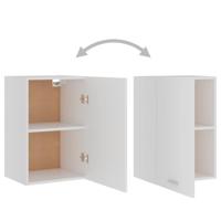 VidaXL Bovenkast lyon 39,5x31x60 cm bewerkt hout wit - thumbnail