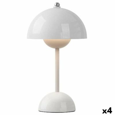 Bureaulamp Gift Decor Wit 1,5 W Paddestoel (4 Stuks)