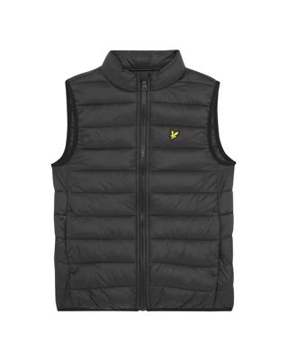 Lyle & Scott winter gilet jongens - zwart - gewatteerd