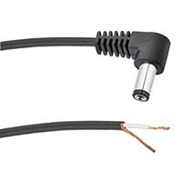 Voodoo Lab PP36-R DIY 2.1mm right-angle barrel connector haaks + 36" kabel - thumbnail