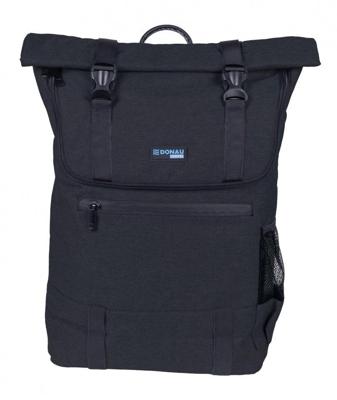 Donau Travel rugzak London, 18 l, 15,6 inch, zwart