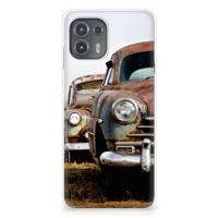 Motorola Edge 20 Lite | Siliconen hoesje | met foto Vintage Auto - thumbnail