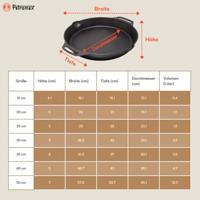 Petromax gietijzeren skillet 2 handvatten 25cm - thumbnail