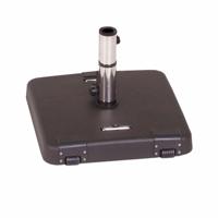 Universele Stokparasolvoet Madison 50kg 'Luxe Black' met trekstok, geschikt voor alle stokparasols - Madison - thumbnail