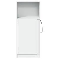 Dressoir met LED 42,5x34x100 cm bewerkt hout wit - thumbnail