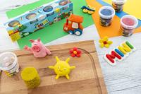 Eberhard Faber EF-572506 Kinderklei In Beker 140gr Wit Geel Rood Blauw - thumbnail