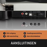 Lenco LS-50 Draaitafel met riemaandrijving Grijs - thumbnail