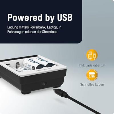 Ansmann Comfort smart lader - nimh aa en aaa Ansmann Comfort smart lader - nimh aa en aaa
