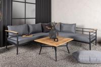 Nohr Loungeset 'Kinda' Teakhout, Met hoekbank en tafel - thumbnail