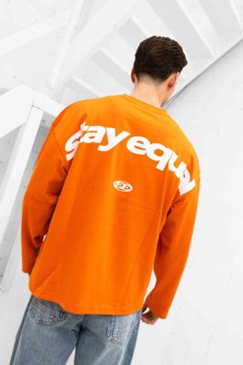 Equalité Stay Equal Longsleeve Heren Oranje - Maat XL - Kleur: Oranje | Soccerfanshop