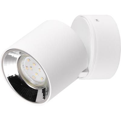 Moderne LED Wandlamp Rond Metaal Mat Wit GU10 Fitting