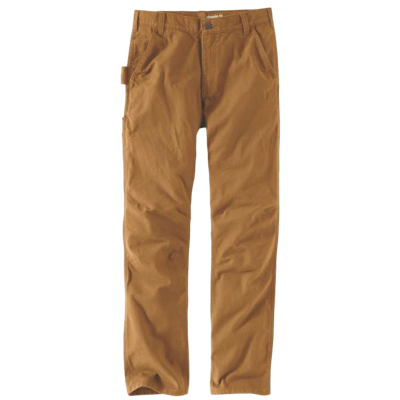 Carhartt Straight Fit Stretch Duck Dungaree Bruin Broek Heren 