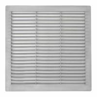 Ventilatierooster EDM 87707 Grijs 25 x 25 x 0,7 cm Muggennet - thumbnail