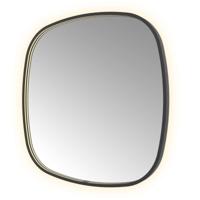 Hotbath &More Mirrors Contour LED Badkamerspiegel - Figuur - 80 x 80 cm - Geborsteld Zwart Pvd - thumbnail