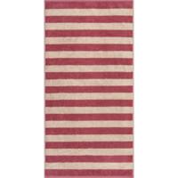Cawö Cawo Lines Streifen 6256 Handdoek 50x100 beere - thumbnail