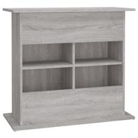 VidaXL Aquariumstandaard 81x36x73 cm bewerkt hout grijs sonoma eiken - thumbnail
