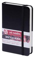 Schetsboek talens art creation 90x140mm zwart | 5 stuks - thumbnail