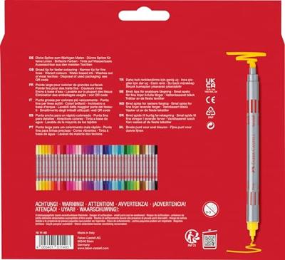 Faber Castell Viltstift Duo - 40 stuks