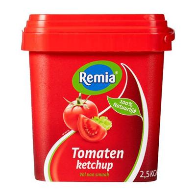 Remia tomaten ketchup emmer vierkant (2,5kg)