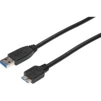 Digitus AK-300116-010-S USB-kabel USB 3.2 Gen1 USB-A stekker, USB-micro-B 3.0 stekker 1.00 m Zwart - thumbnail