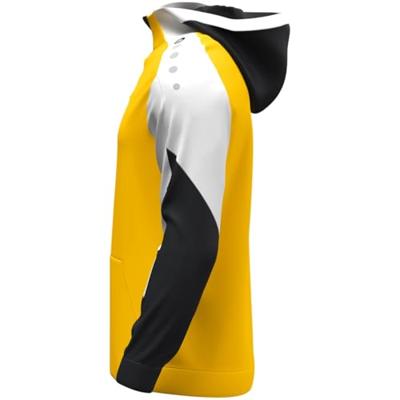 JAKO 6770 Sweater Met Kap Dynamic - Geel/Wit/Zwart - L