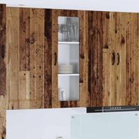 Keukenkast aan de muur Oud Hout 40 x 31 x 100 cm Bewerkt hout - thumbnail