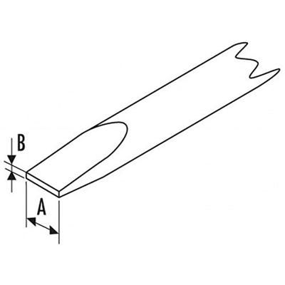 Expert by Facom Geïsoleerde Schroevendraaier 1000V | 4,0 x 100 x 0,8 - E165412