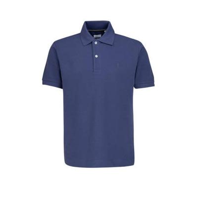 Seidensticker slim fit polo blauw Seidensticker slim fit polo blauw