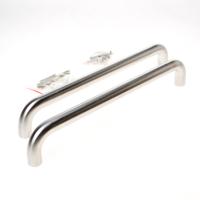 Intersteel Deurgrepen set 200x65mm U-vorm geborsteld RVS - thumbnail