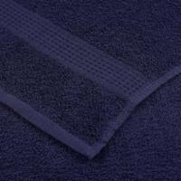 VidaXL Handdoeken 4 st 100x200 cm 360 g/m² 100% katoen marineblauw - thumbnail