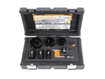 Beta 9-delig assortiment gatzagen en toebehoren voor de elektricien 450/C9 - 004500305 Beta 9-delig assortiment gatzagen en toebehoren voor de elektricien 450/C9 - 004500305