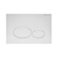 Bedieningsplaat Wiesbaden voor Geberit UP320 24,6x16,4 cm Glanzend Wit - thumbnail