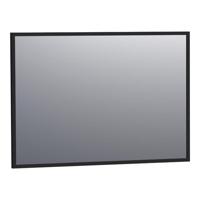 BRAUER Onyx spiegel - 100x70cm - rechthoekig - zwart geborsteld frame SP-ON100RHZ - thumbnail