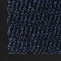VidaXL Droogloopmat rechthoekig getuft 40x60 cm blauw - thumbnail