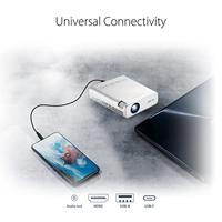 Asus E1R Beamer LED 200 lm Werkt op accu, Geïntegreerde luidspreker - thumbnail