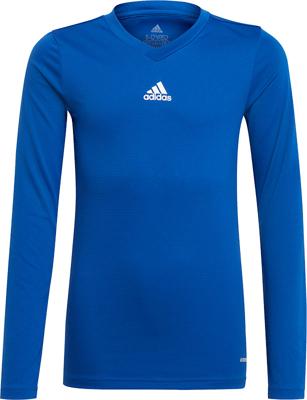adidas Team Base Ondershirt Lange Mouwen Kids Blauw adidas Team Base Ondershirt Lange Mouwen Kids Blauw